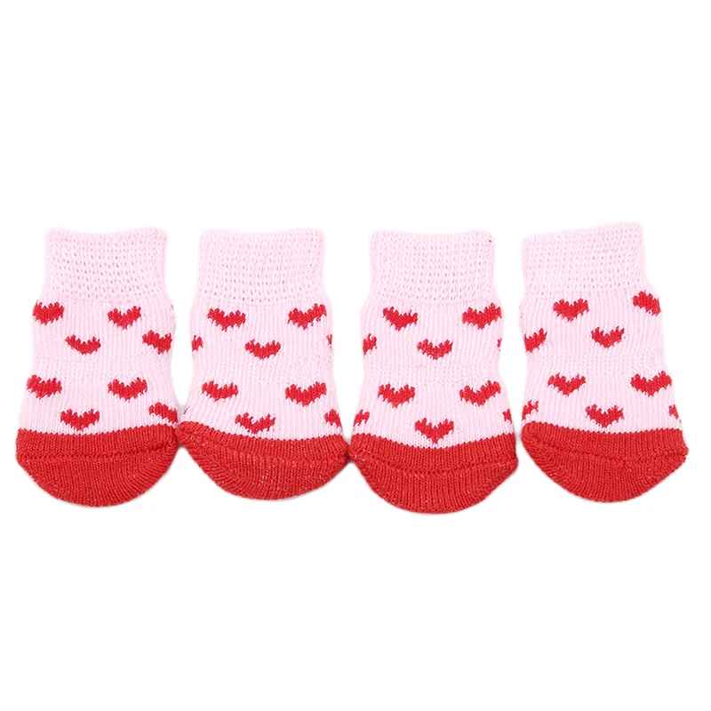 chaussette pour chien pawsecur rouge rose