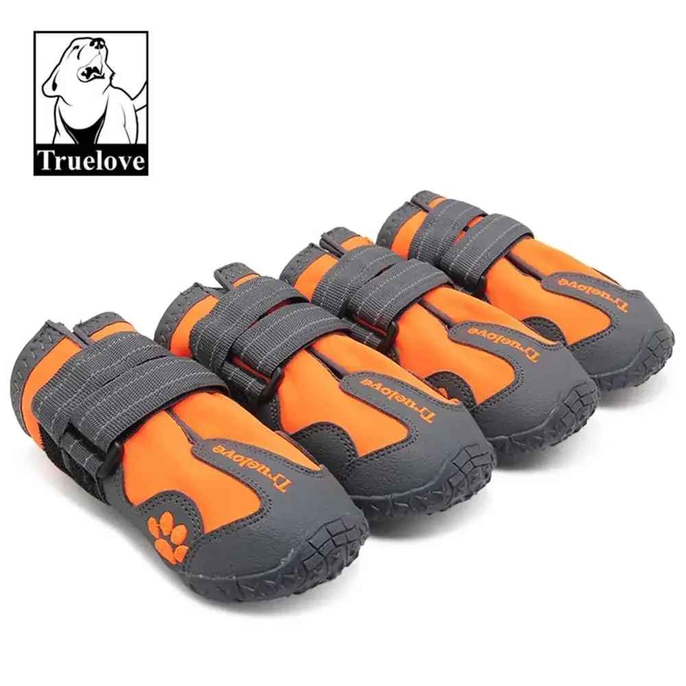 chaussure chien impermeables pawprotect orange