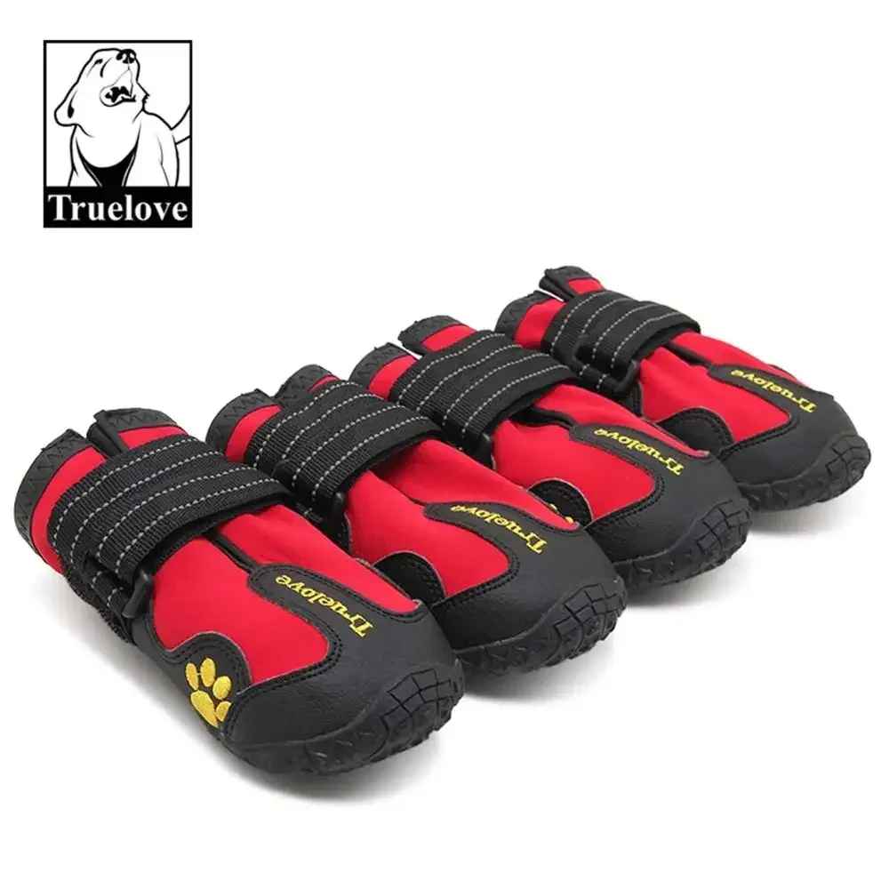 chaussure chien impermeables pawprotect rouge