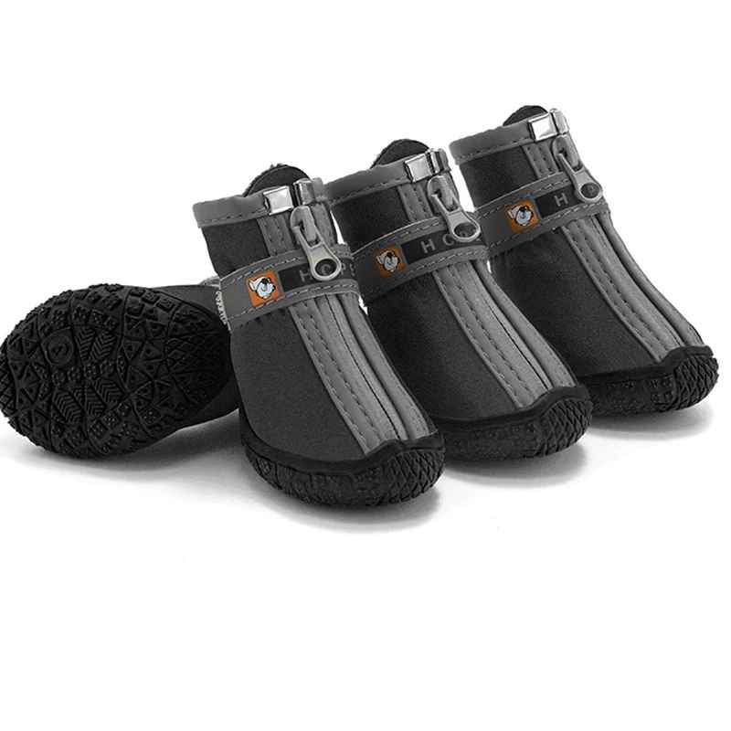 chaussure pour chien impermeableconfort taille noirs