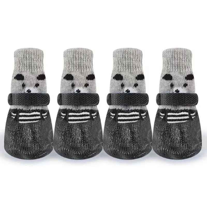 chaussures pour chien impermeable thermique noir