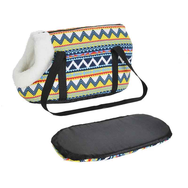 chien sac de transport voyageconfort rayure detail