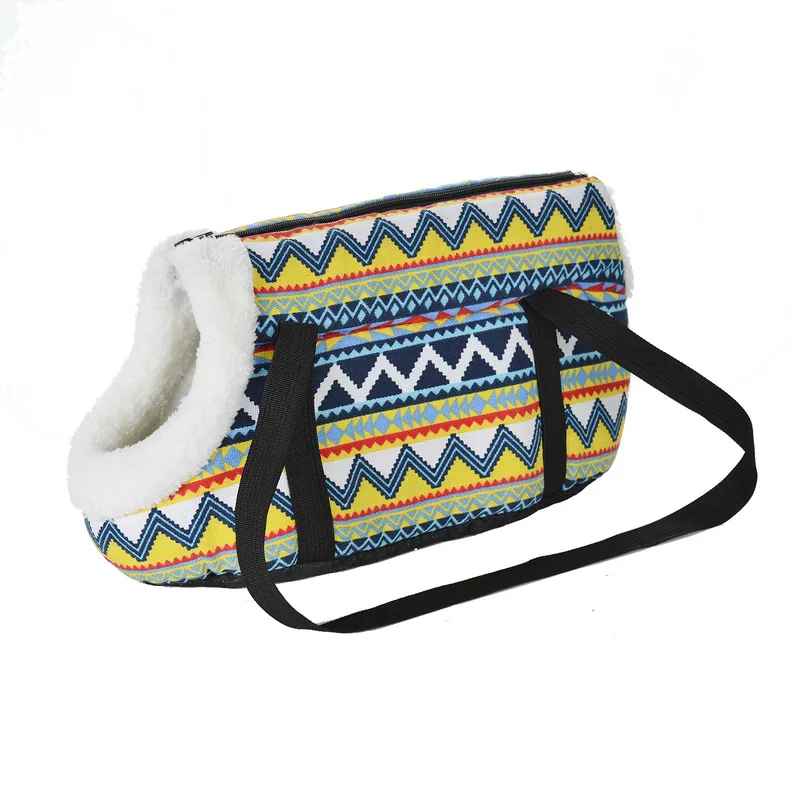 chien sac de transport voyageconfort rayure fourur