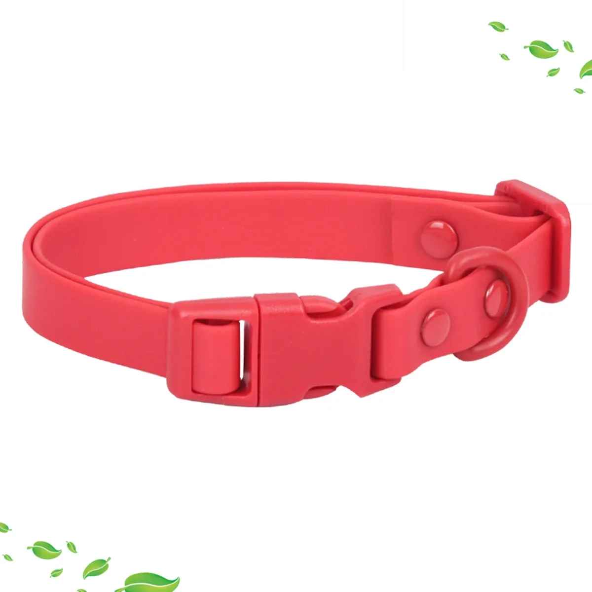 collier chien coloreajustable rouge