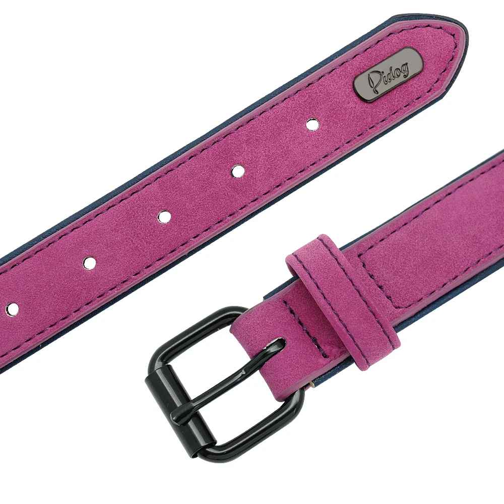 collier chien cuir bouvle fermeture