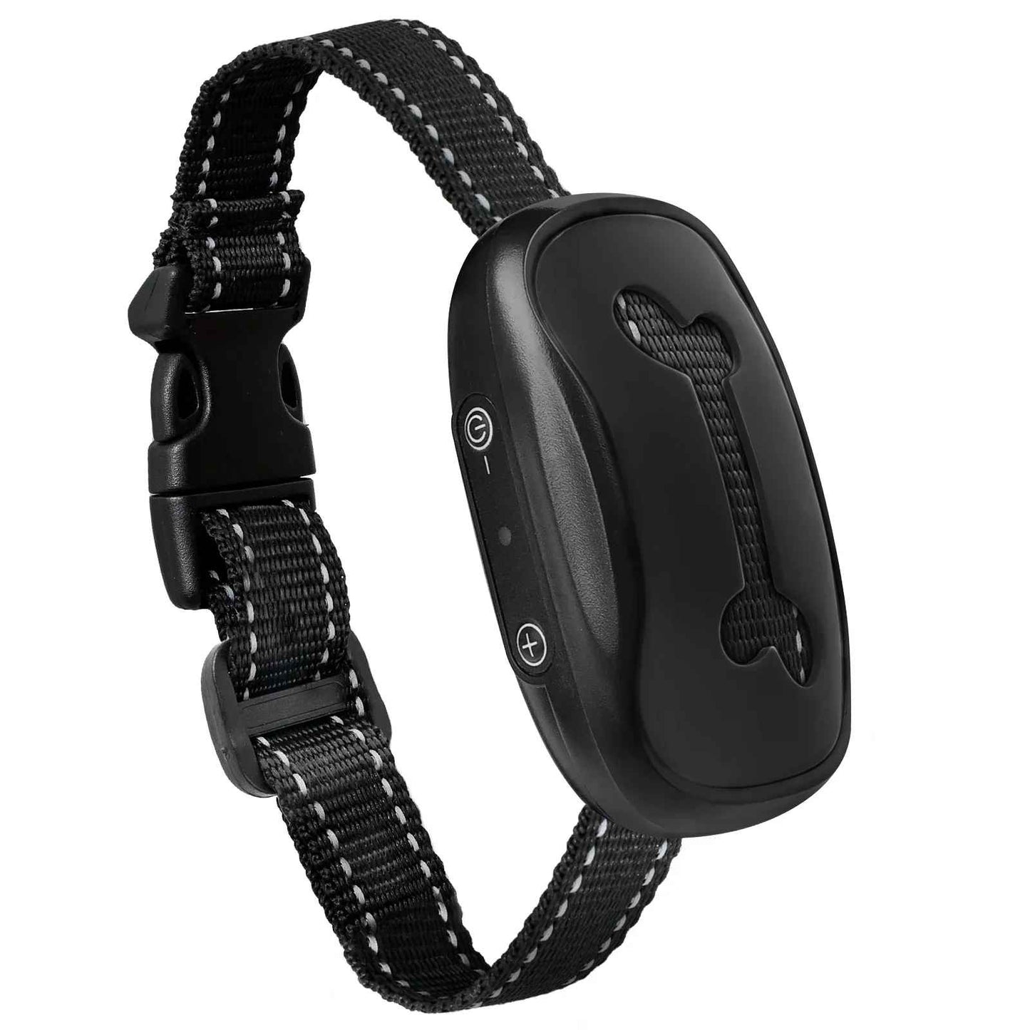 collier de dressage pour chien os noir