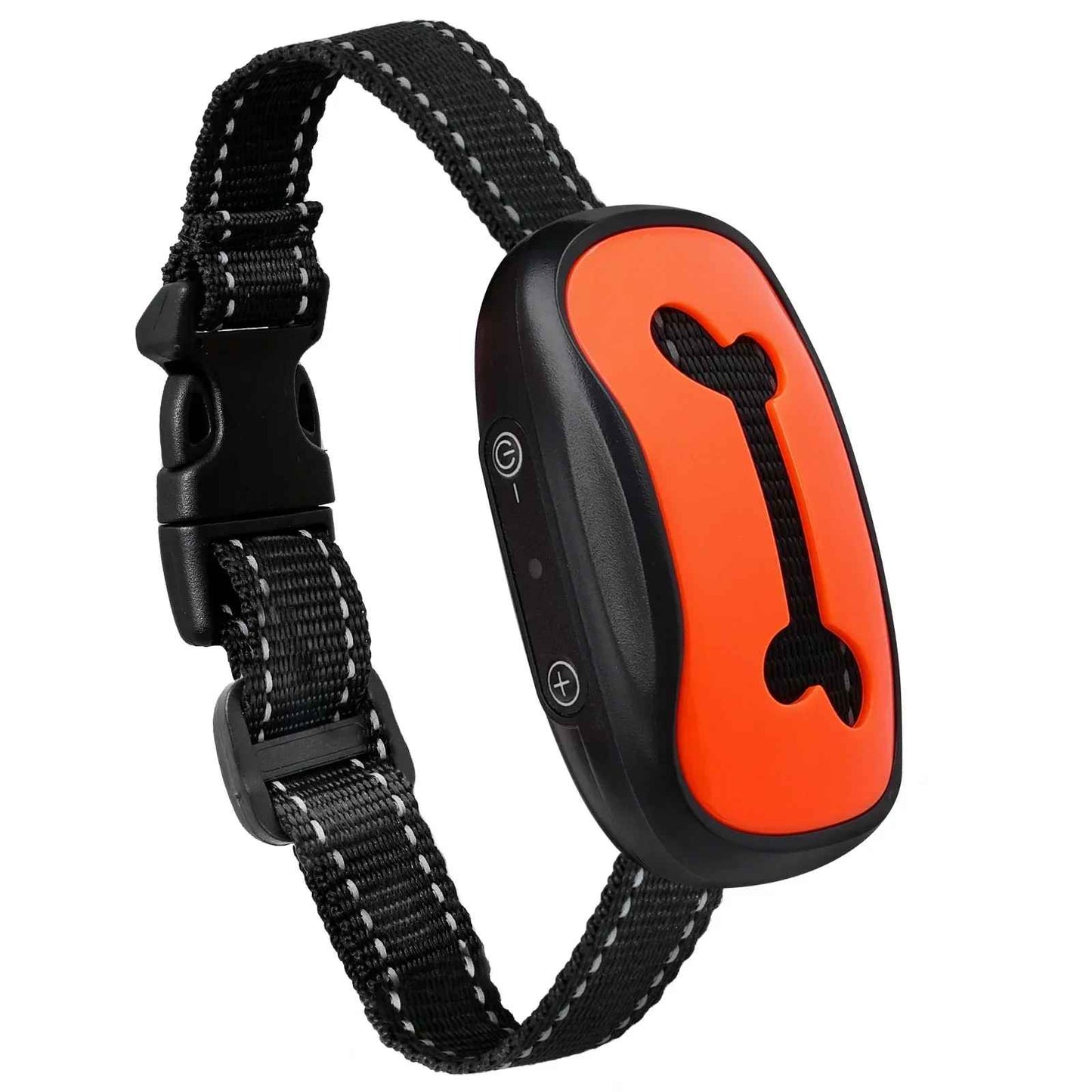 collier de dressage pour chien os rouge