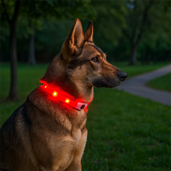 collier lumineux chien safenight
