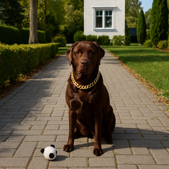 collier pour chien cubainluxe pave