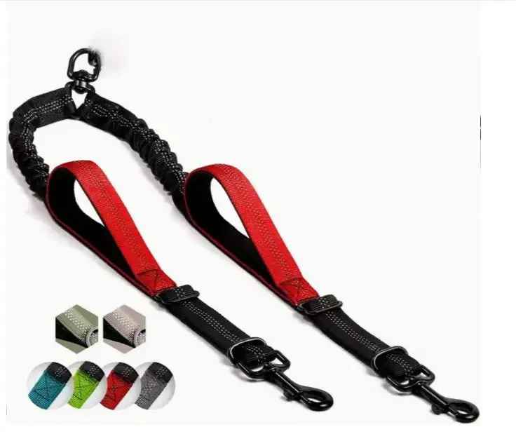 double laisse chien walkconfort rouge