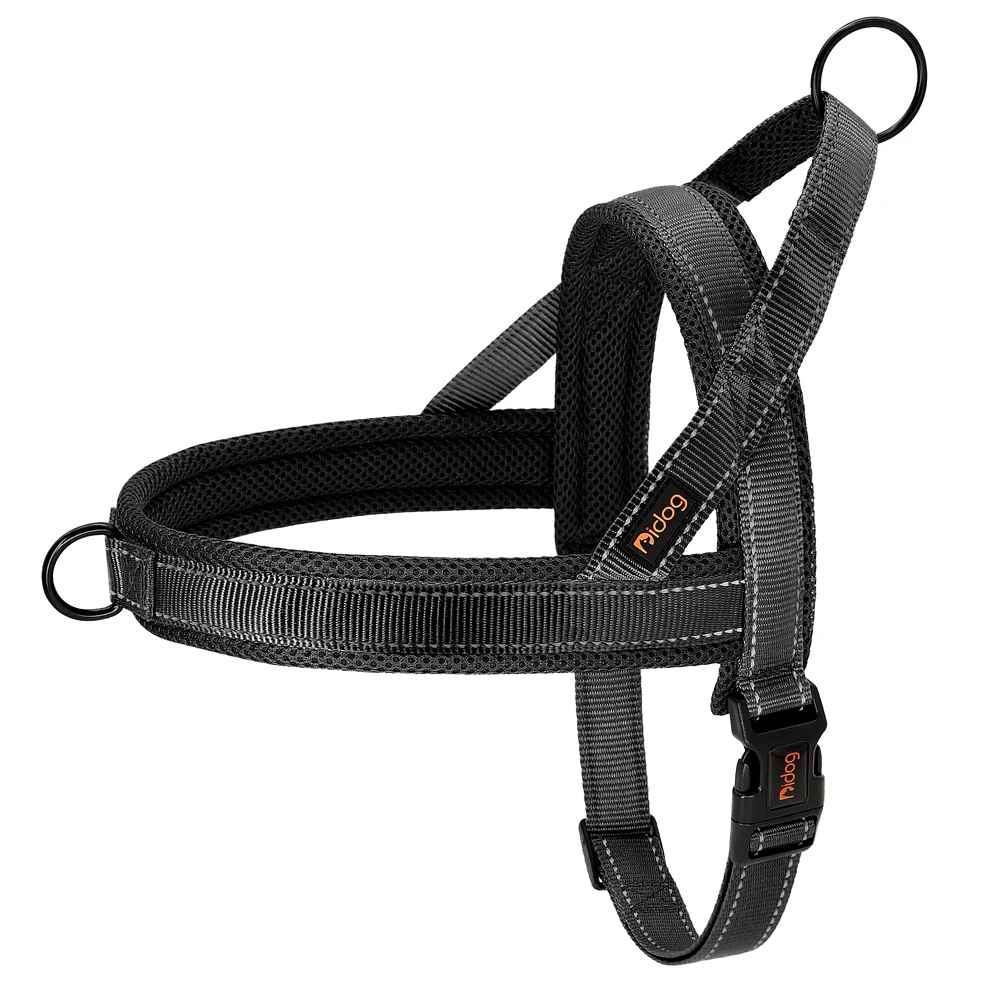 harnais anti traction pour chien couleur noir