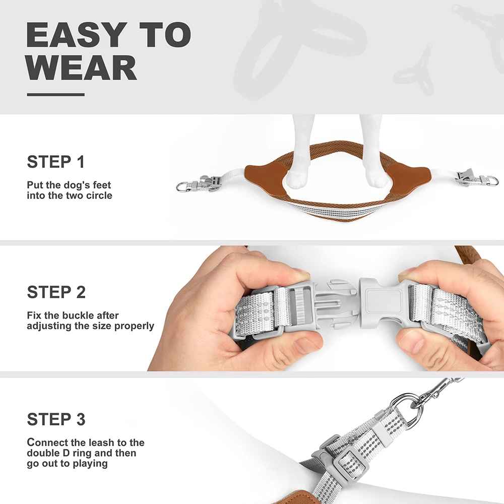 harnais pour chien ergonomique fiche