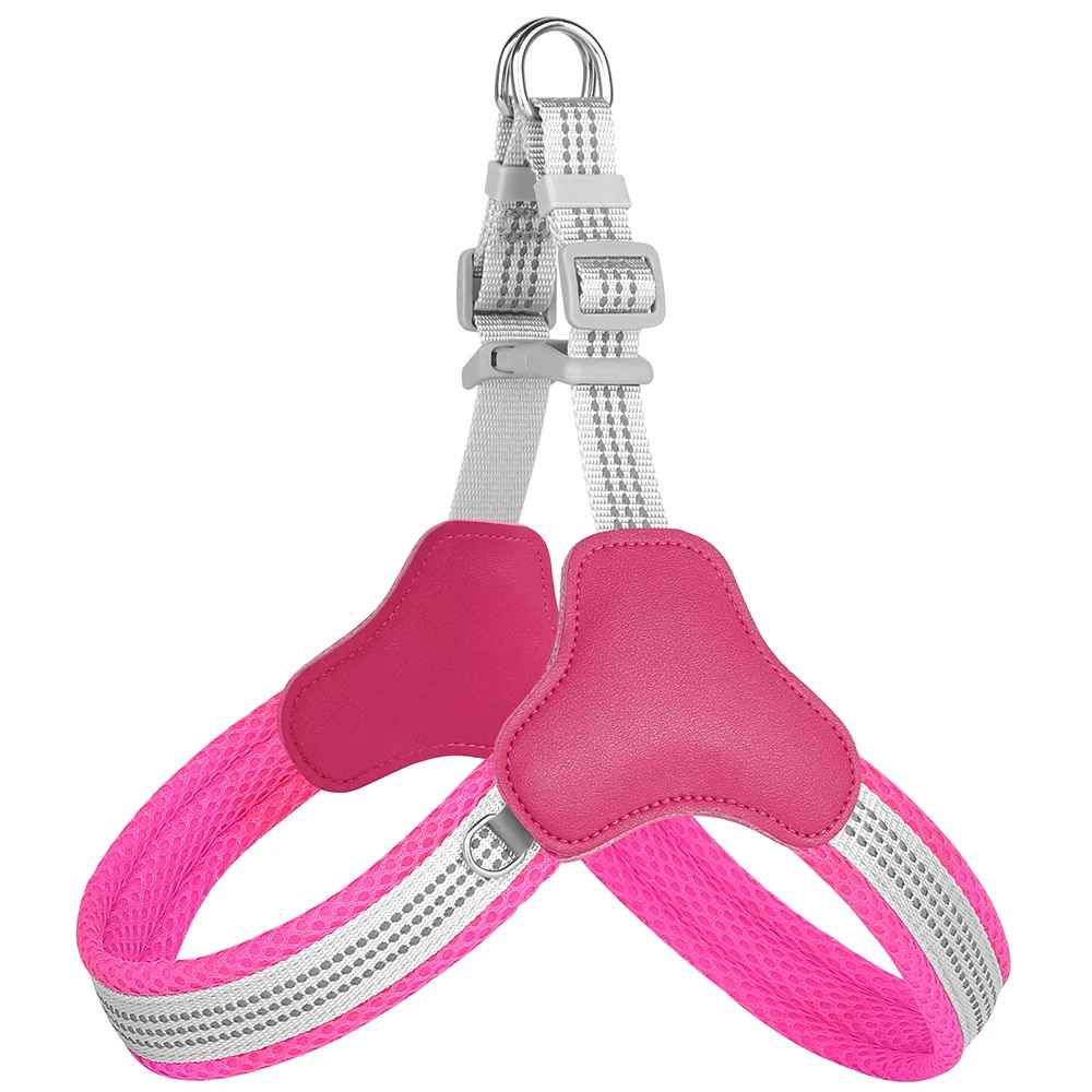harnais pour chien ergonomique rose