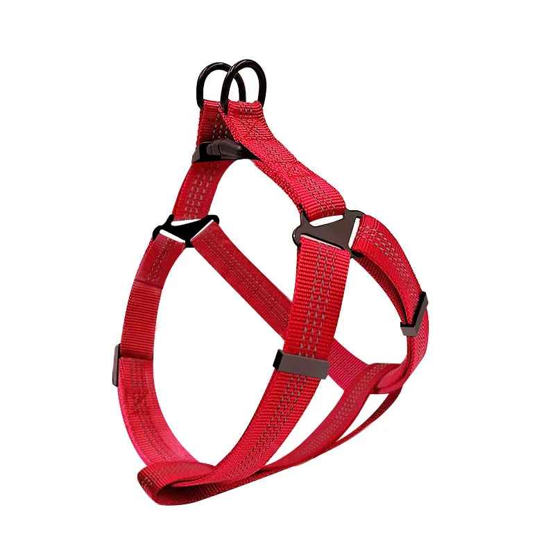 harnais pour chien nylonsecurity rouge