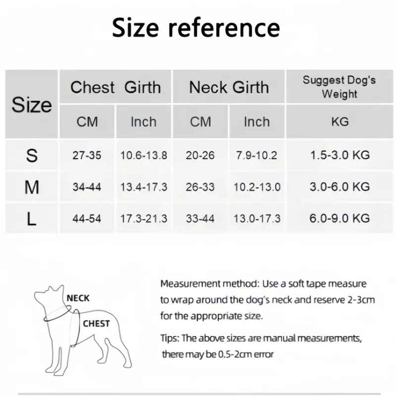harnais pour petit chien confort premium tailles