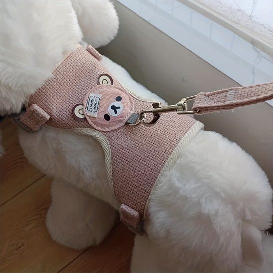harnais pour petit chien confort premium vue dessin detail
