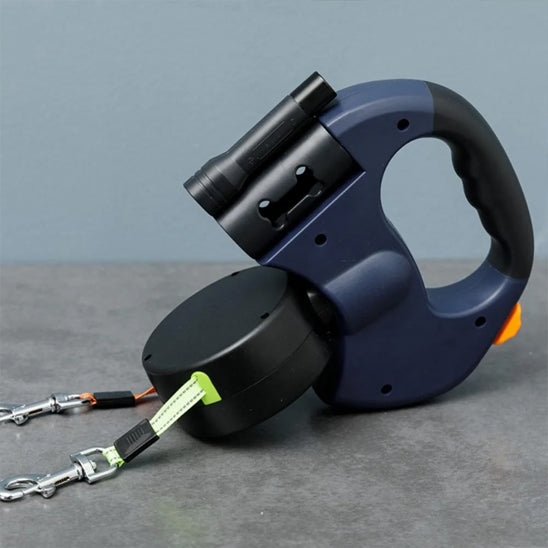 laisse chien enrouleur dogfreedom noir