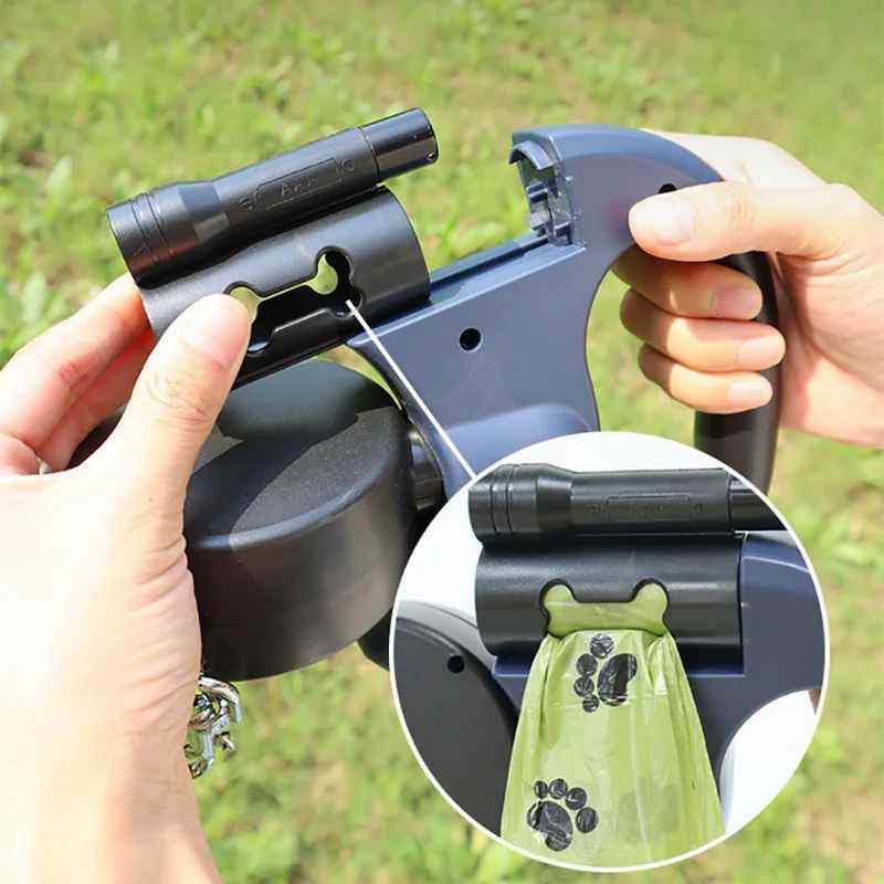 laisse chien enrouleur dogfreedom sac