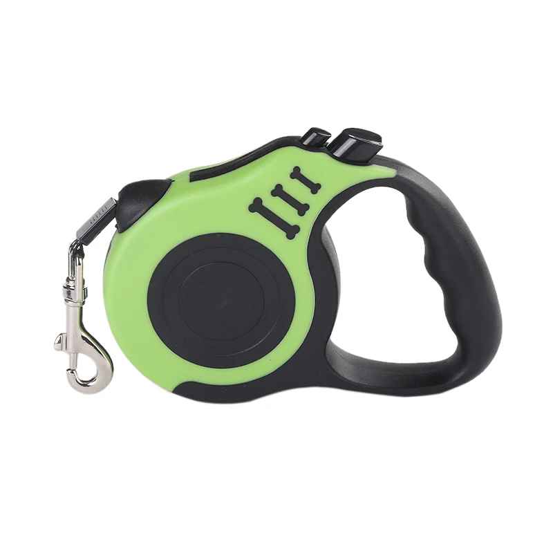 laisse pour chien enrouleur premium vert
