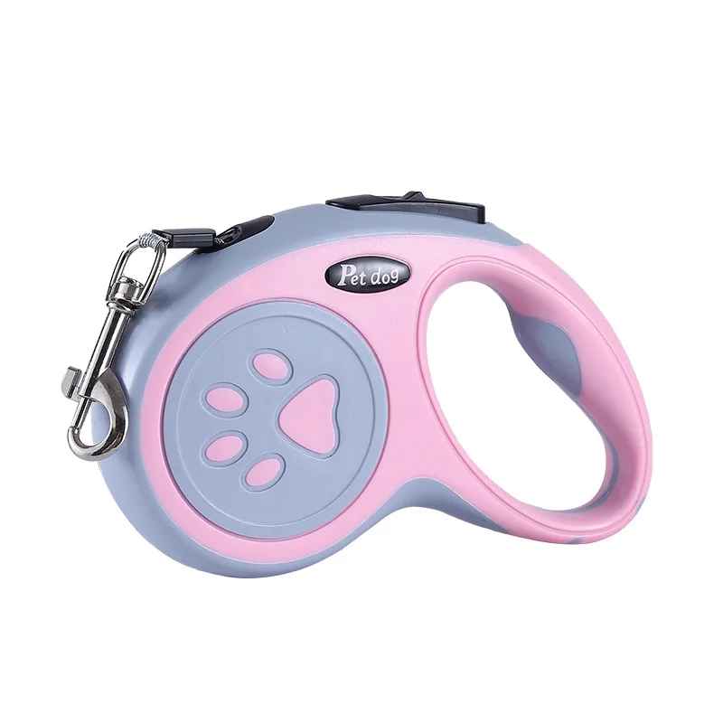laisse pour chien rose