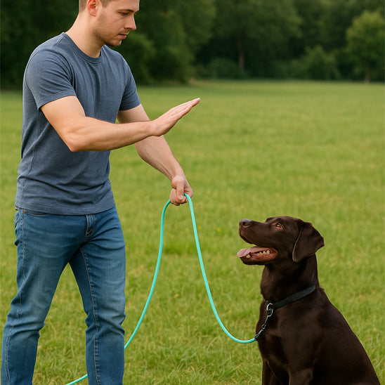 longe chien robuste dressage