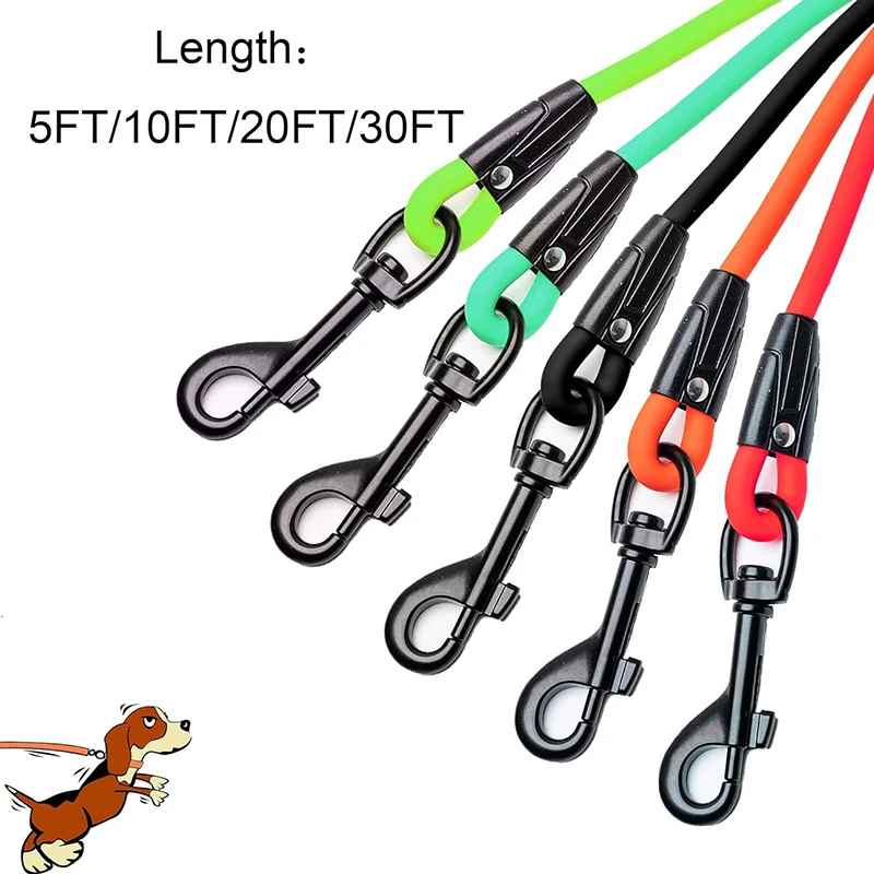 longe chien robuste fermeture