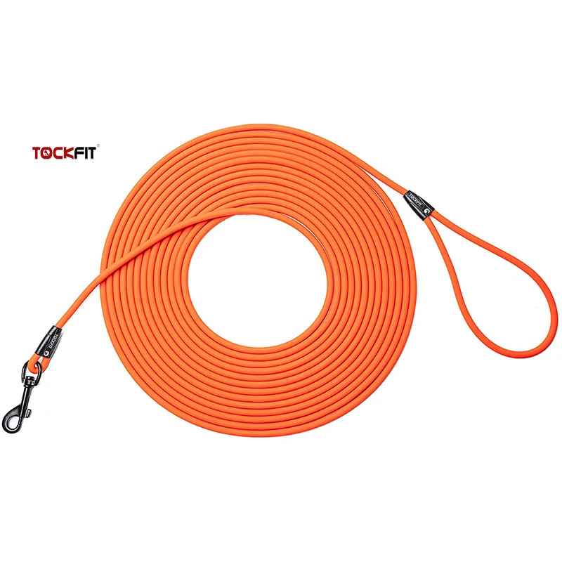longe chien robuste orange