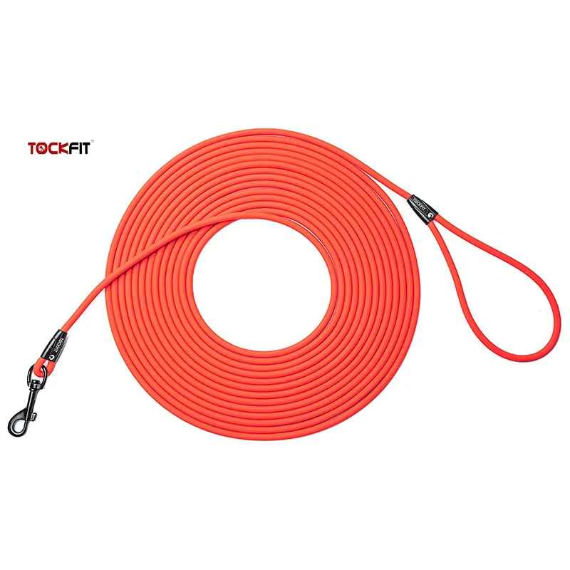 longe chien robuste rouge
