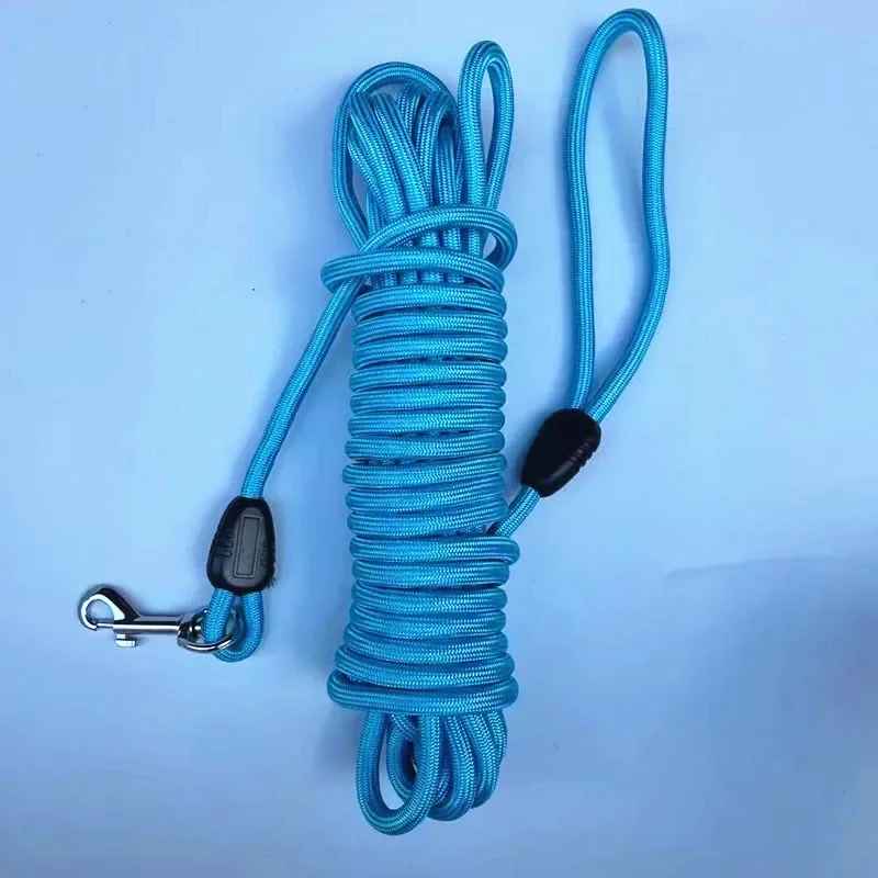 longe pour chien liberte bleu