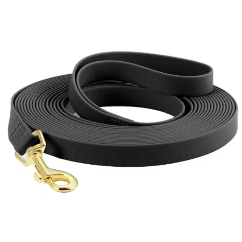longe pour chien robuste noir