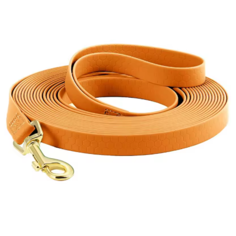 longe pour chien robuste orange