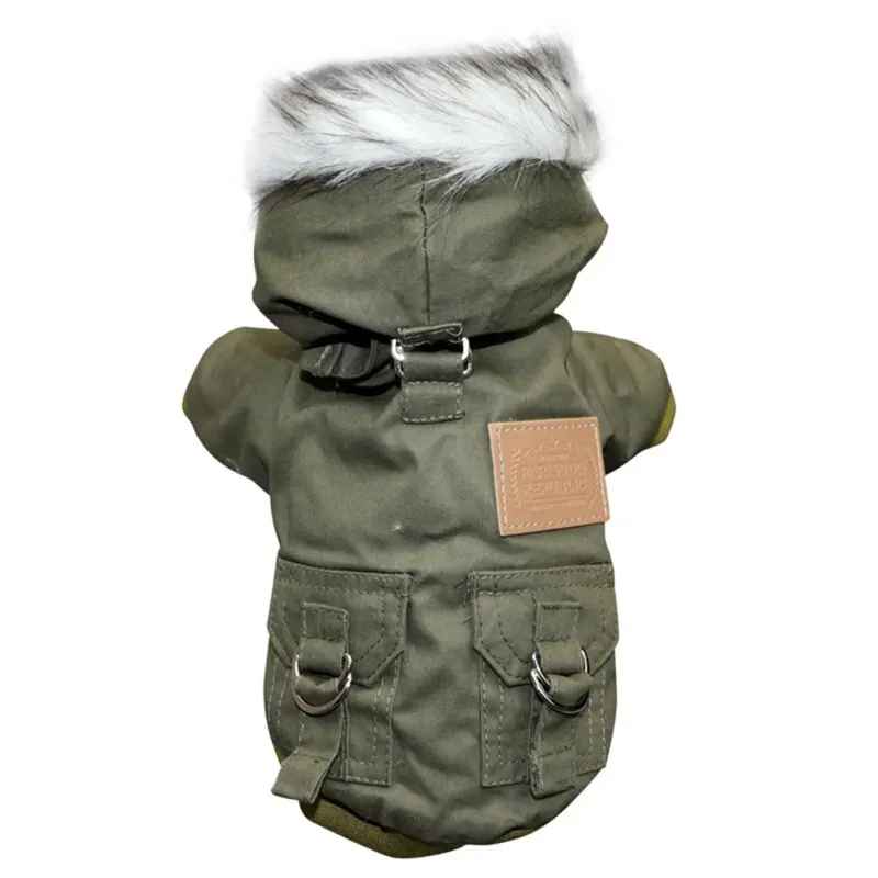 manteau pour chien impermeable vert militaire