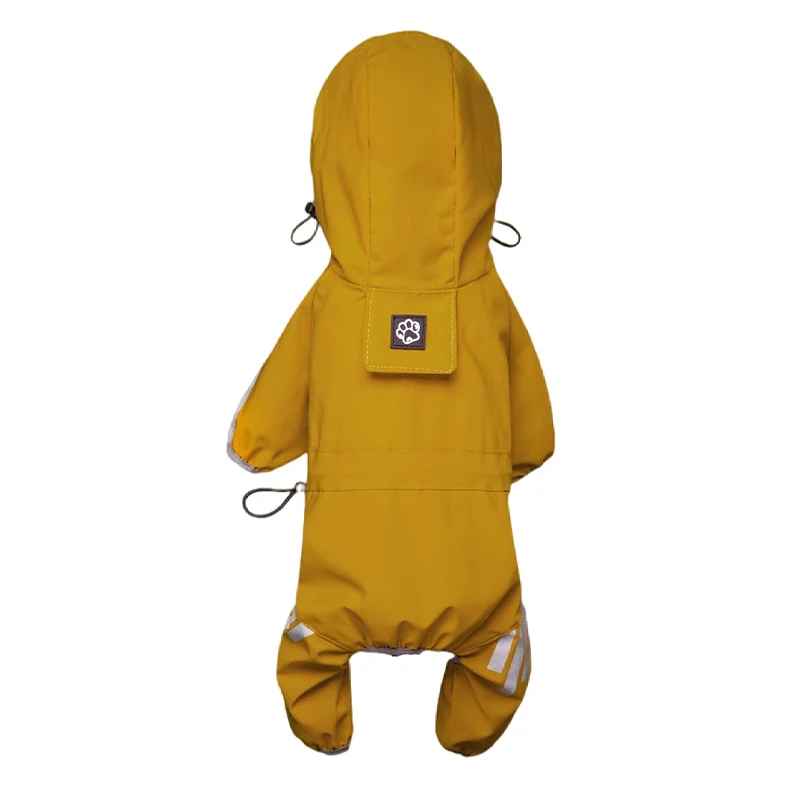 manteau pour chien jaune
