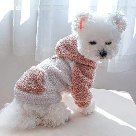 pull pour chien cozywinter maison rose