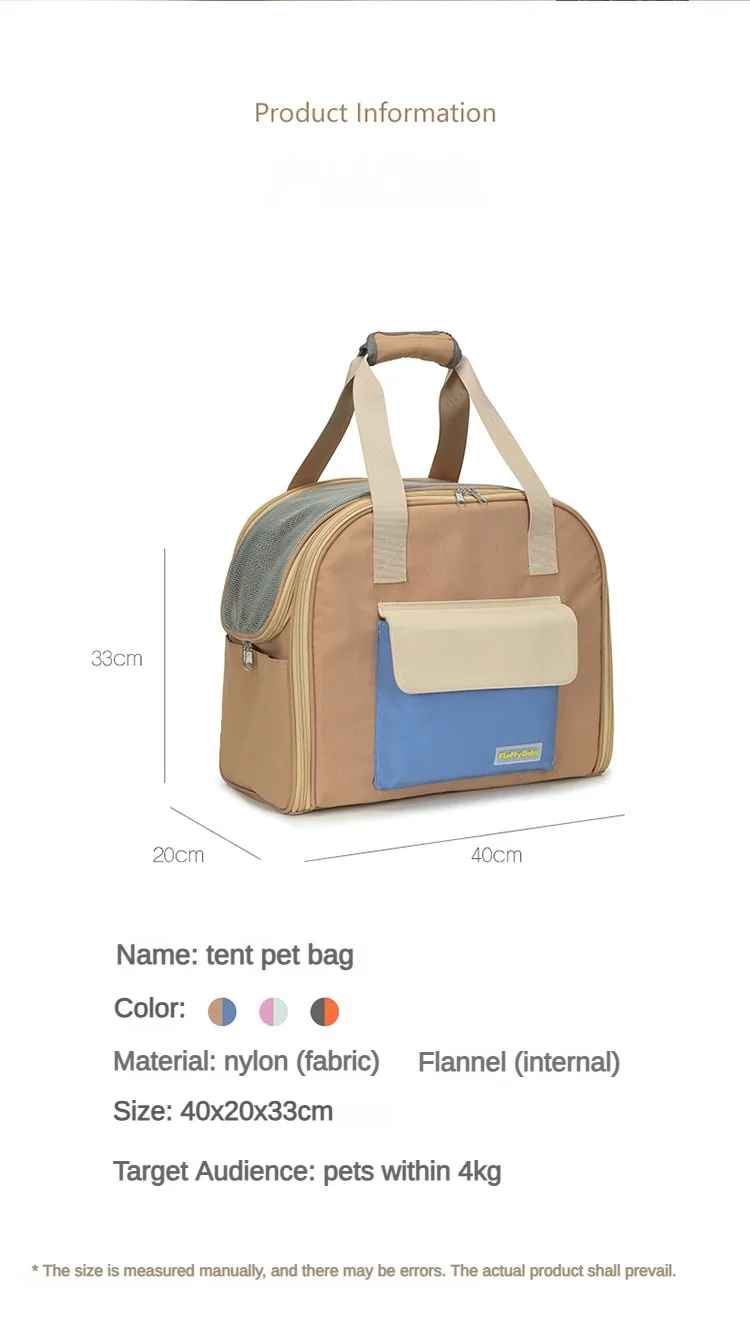 sac a dos pour chien dimension