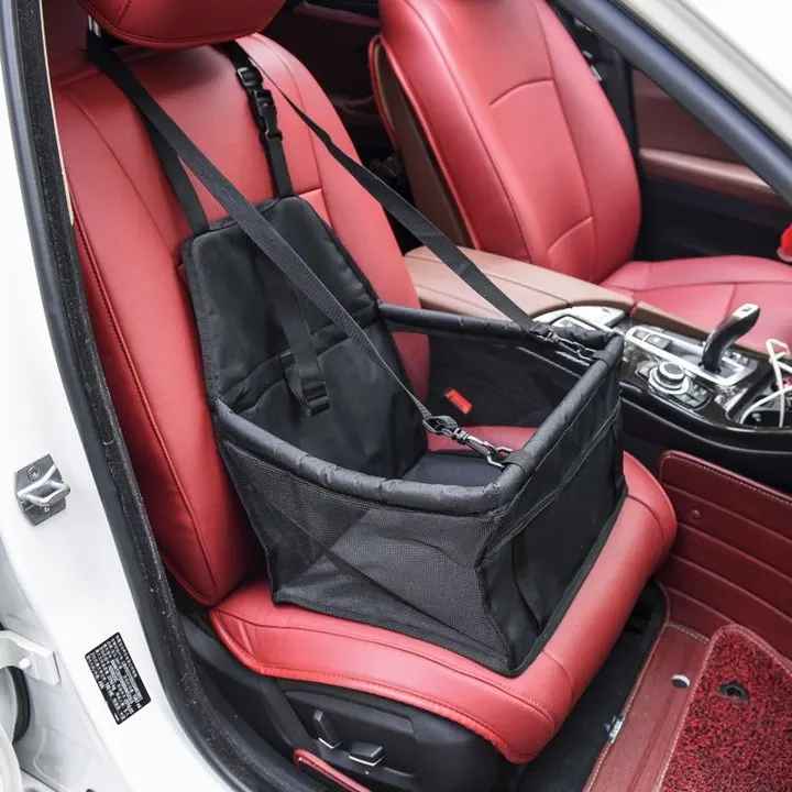 sac auto pour chien noir