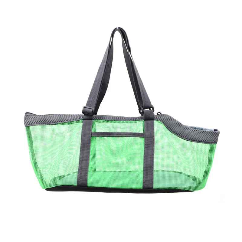 sac de transport pour chien port vert gris