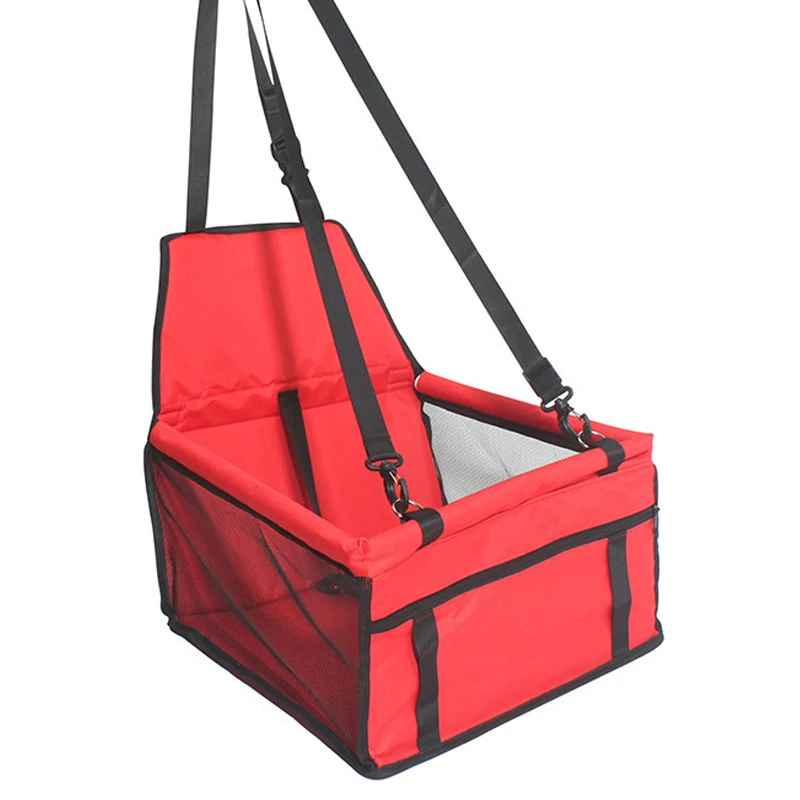 siege auto pour chien rouge