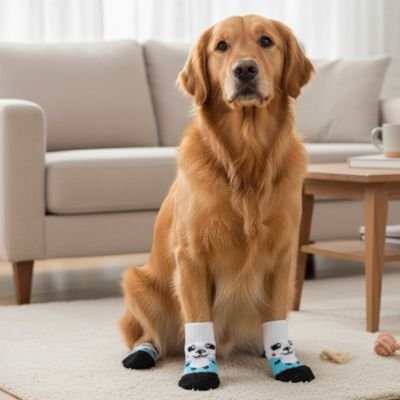 Chaussette pour chien maison
