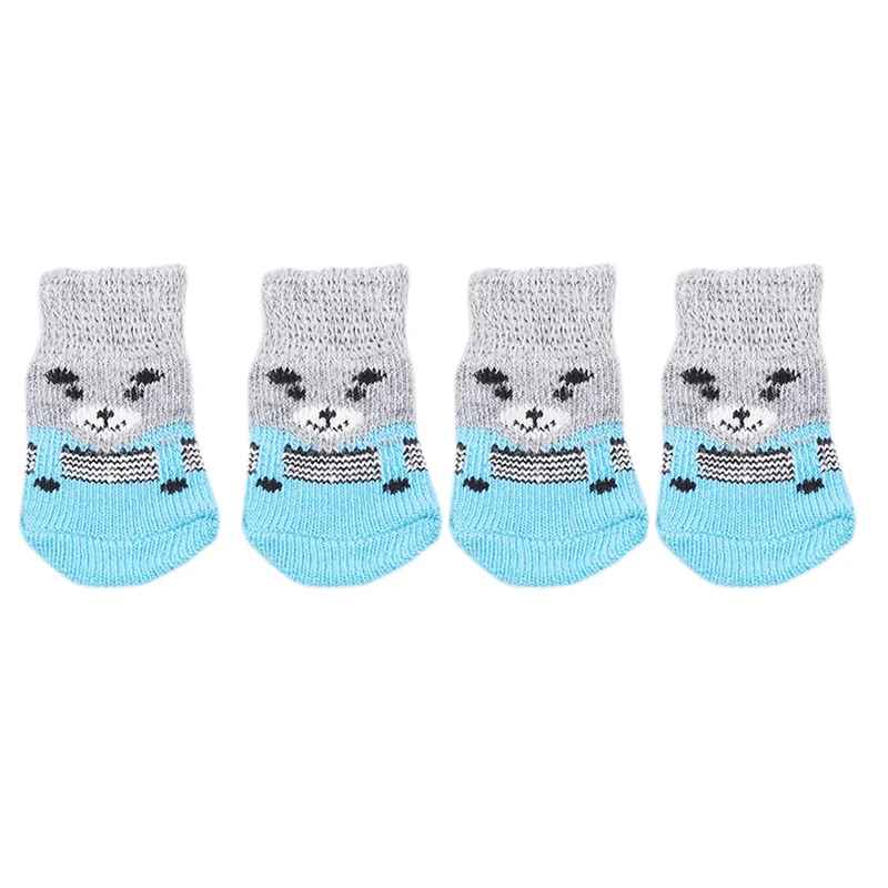 chaussette pour chien pawsecur bleu gris