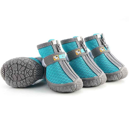 chaussure pour chien impermeableconfort bleu