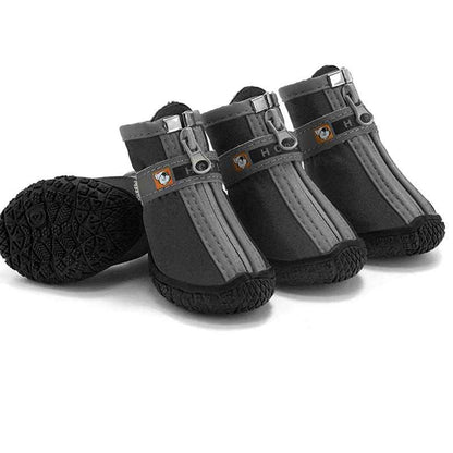 chaussure pour chien impermeableconfort taille noirs
