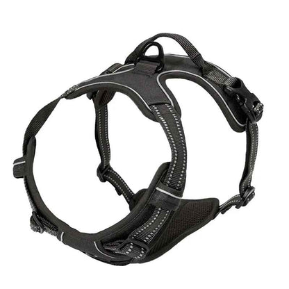 chien harnais ergonomique noir