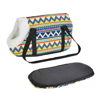 chien sac de transport voyageconfort rayure detail