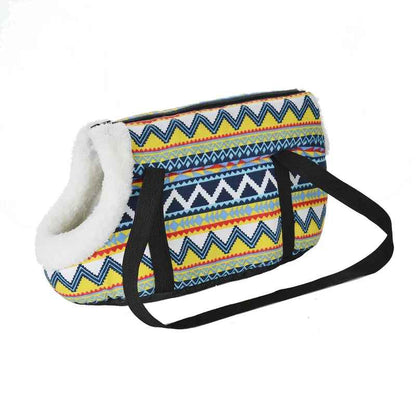 chien sac de transport voyageconfort rayure fourur