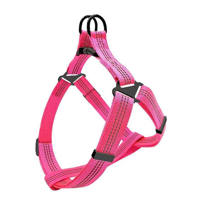 harnais pour chien nylonsecurity rose