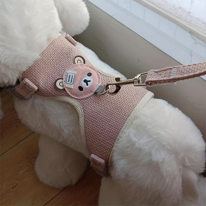 harnais pour petit chien confort premium vue dessin detail