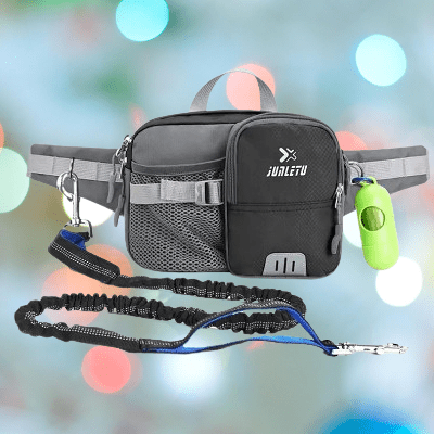 Laisse pour Chien - WaistBag™ - Gris - Elégance Toutou