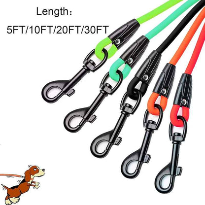 longe chien robuste fermeture