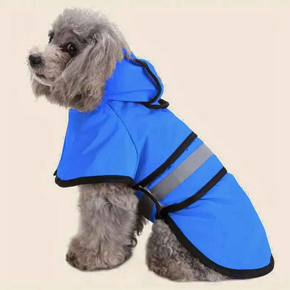 manteau pour chien impermeable crozy bleu